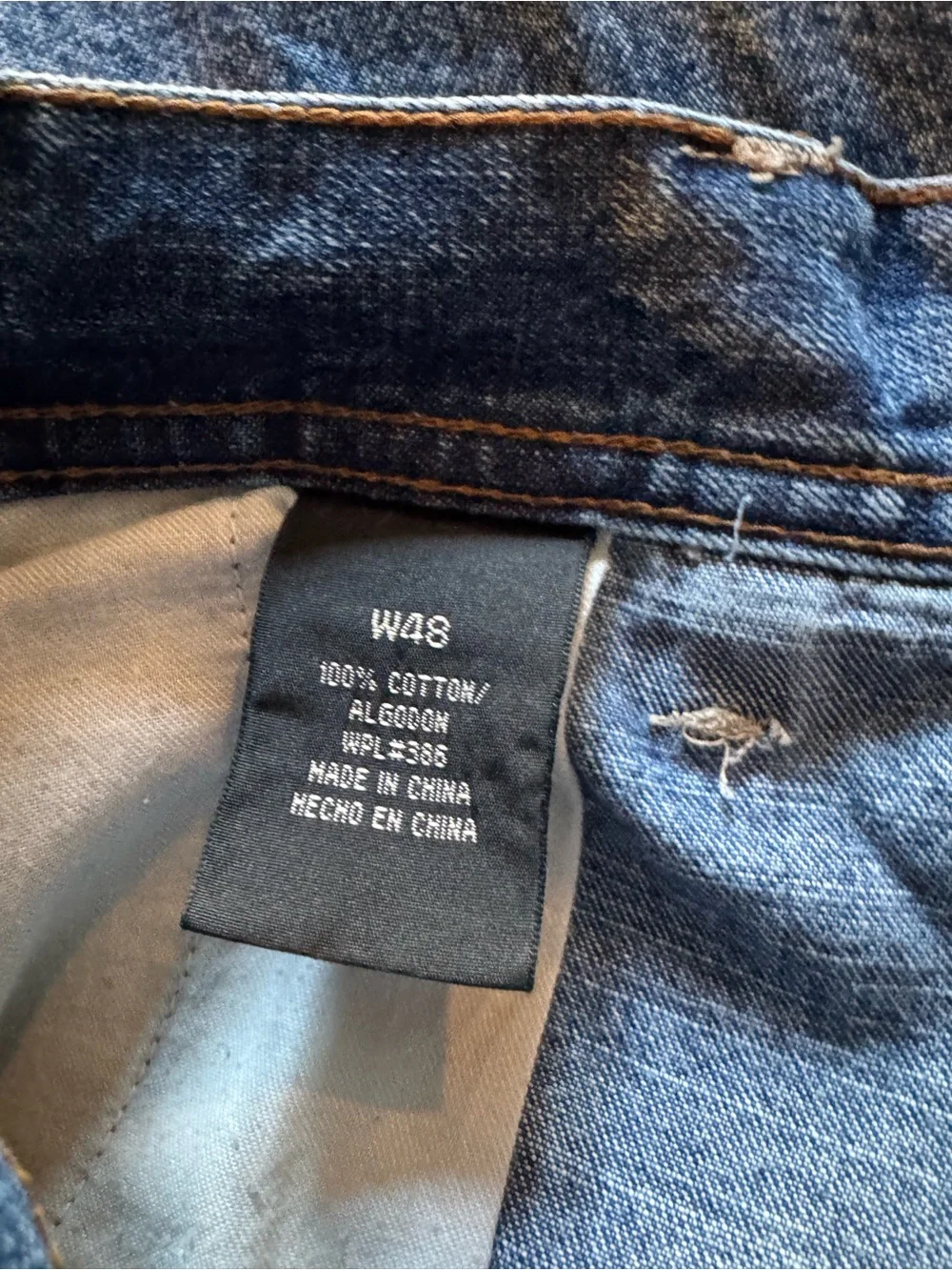 Men's Arizona Denim Carpenter Shorts in Blue Waist 48-Like New!